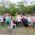 GOTR girls completing a Community Impact Project