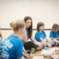 GOTR coach and GOTR girls